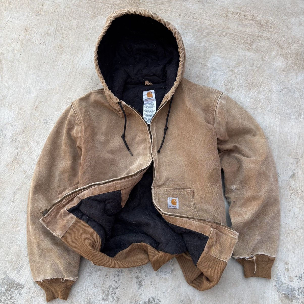 Carhartt Vintage Sunfaded Carhartt Active Jacket WJ130 BRN Size US M / EU 48-50 / 2 - 3 Thumbnail