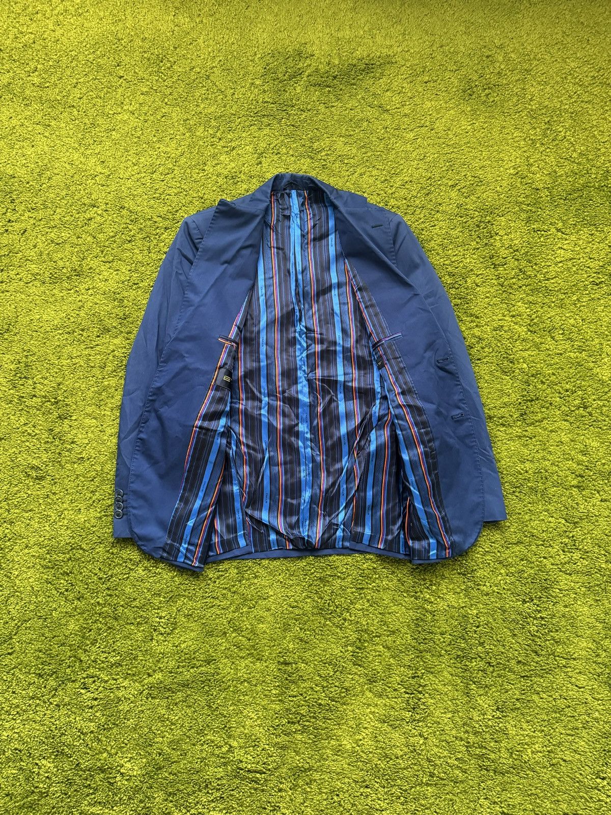 Designer × Etro Etro blue formal suit blazer + pants Size 48R - 13 Thumbnail