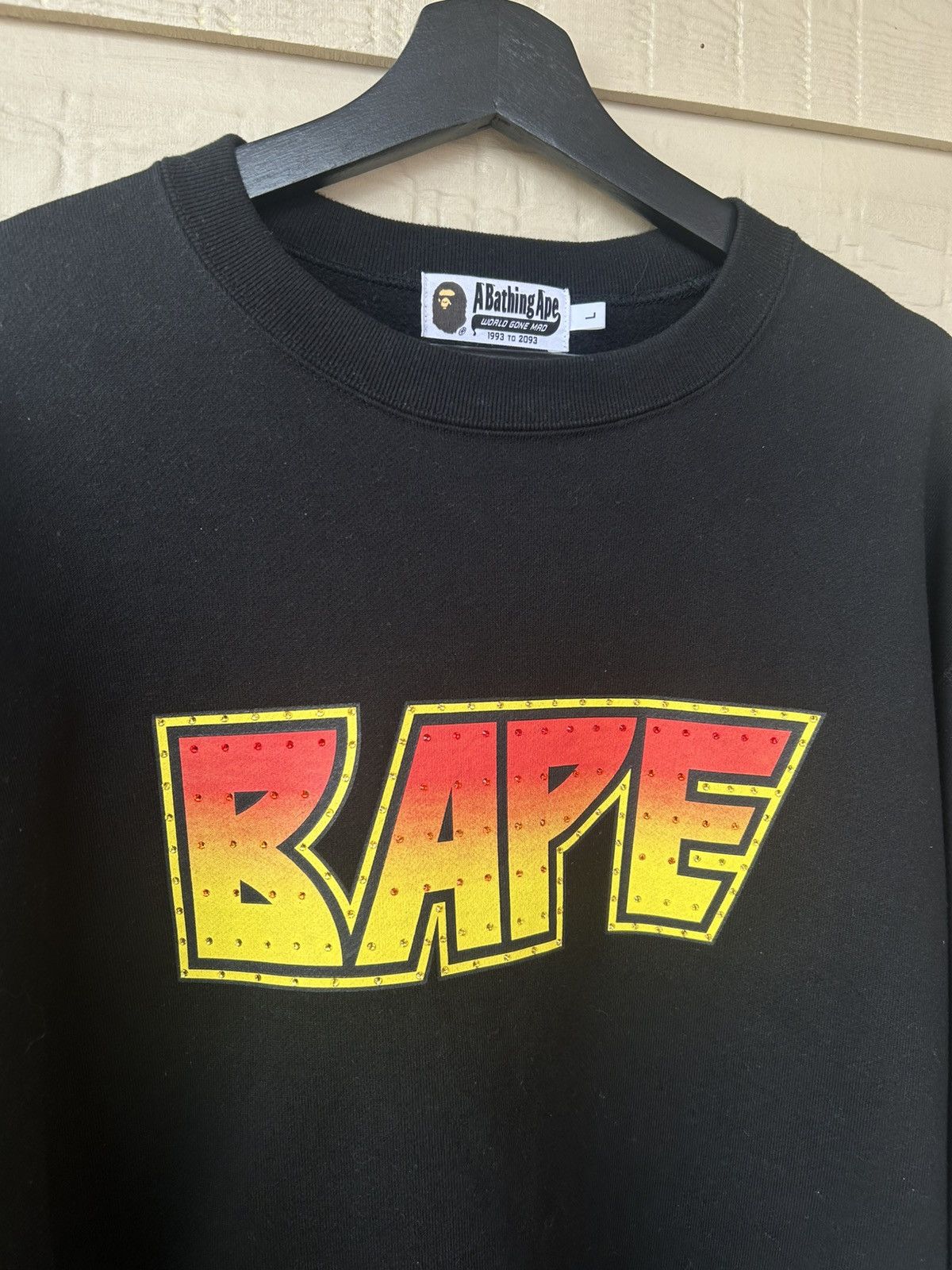 Bape NEW BAPE KISS SWAROVSKI SWEATSHIRT Size US L / EU 52-54 / 3 - 2 Thumbnail