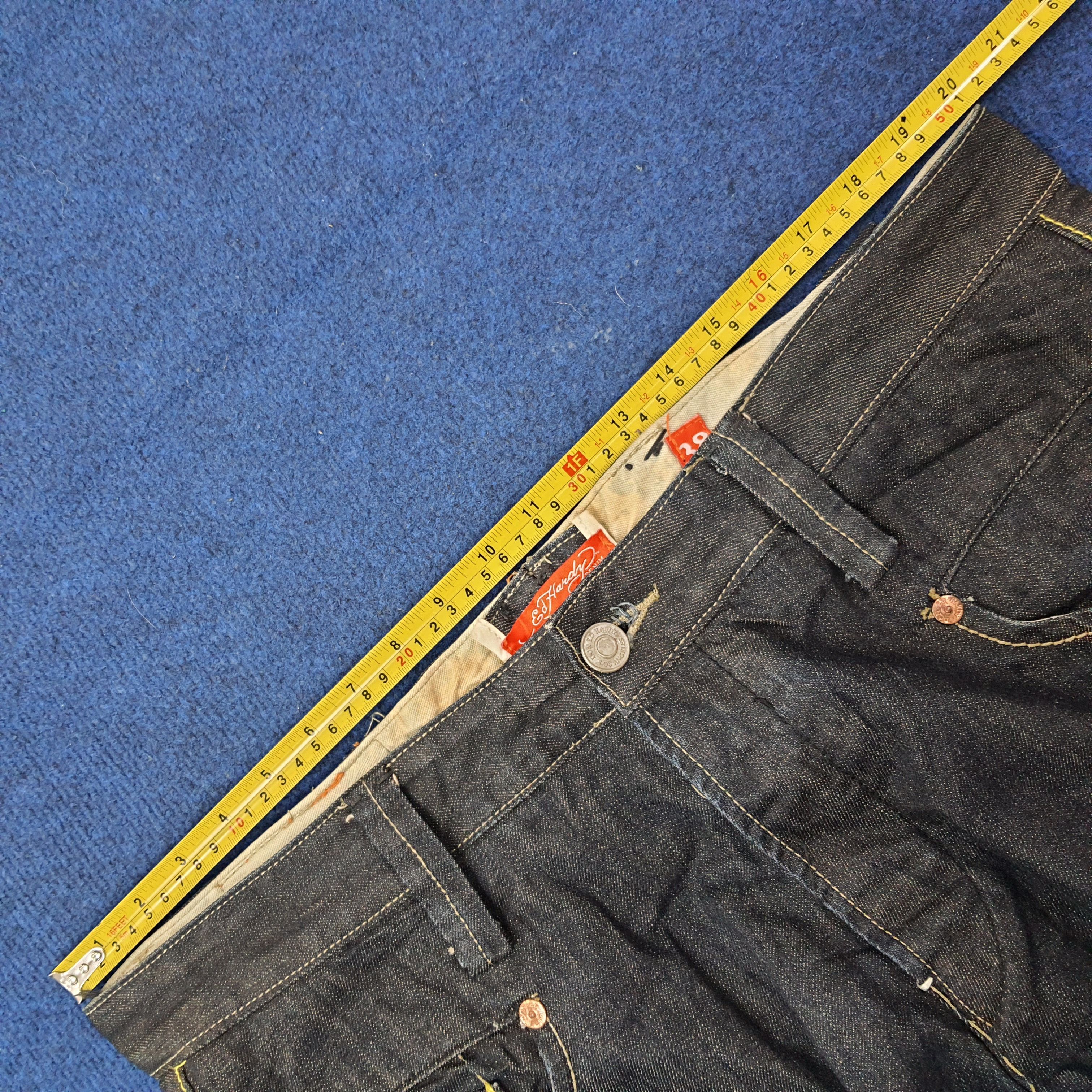 Ed Hardy Vintage Ed Hardy by Christian Audigier Jeans C258N15 Size US 38 / EU 54 - 13 Thumbnail
