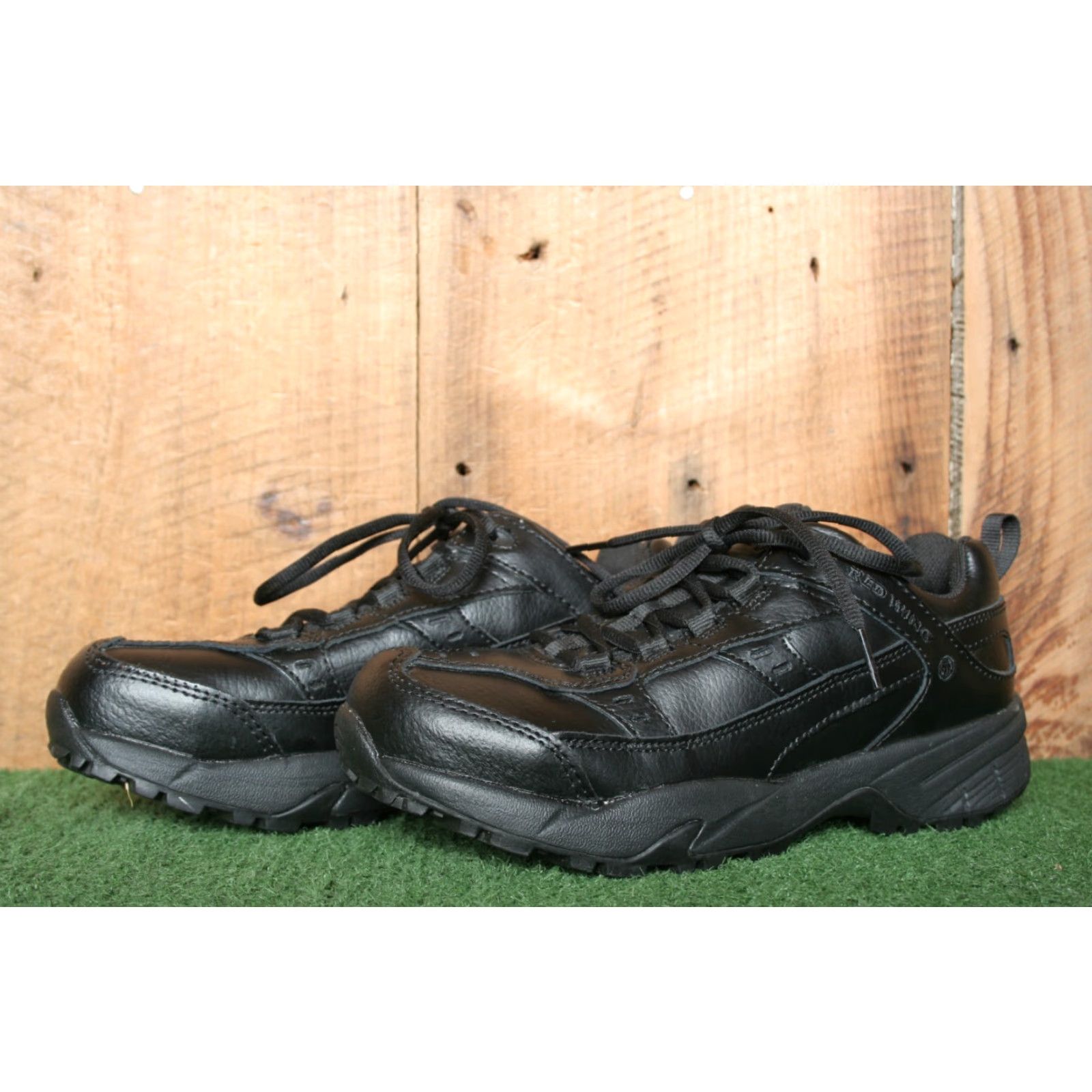 Red Wing RED WING 6337 Black Leather Aluminum Safety Toe Work Oxfords Men's 6.5 D Shoes Size US 7 / EU 40 - 2 Thumbnail