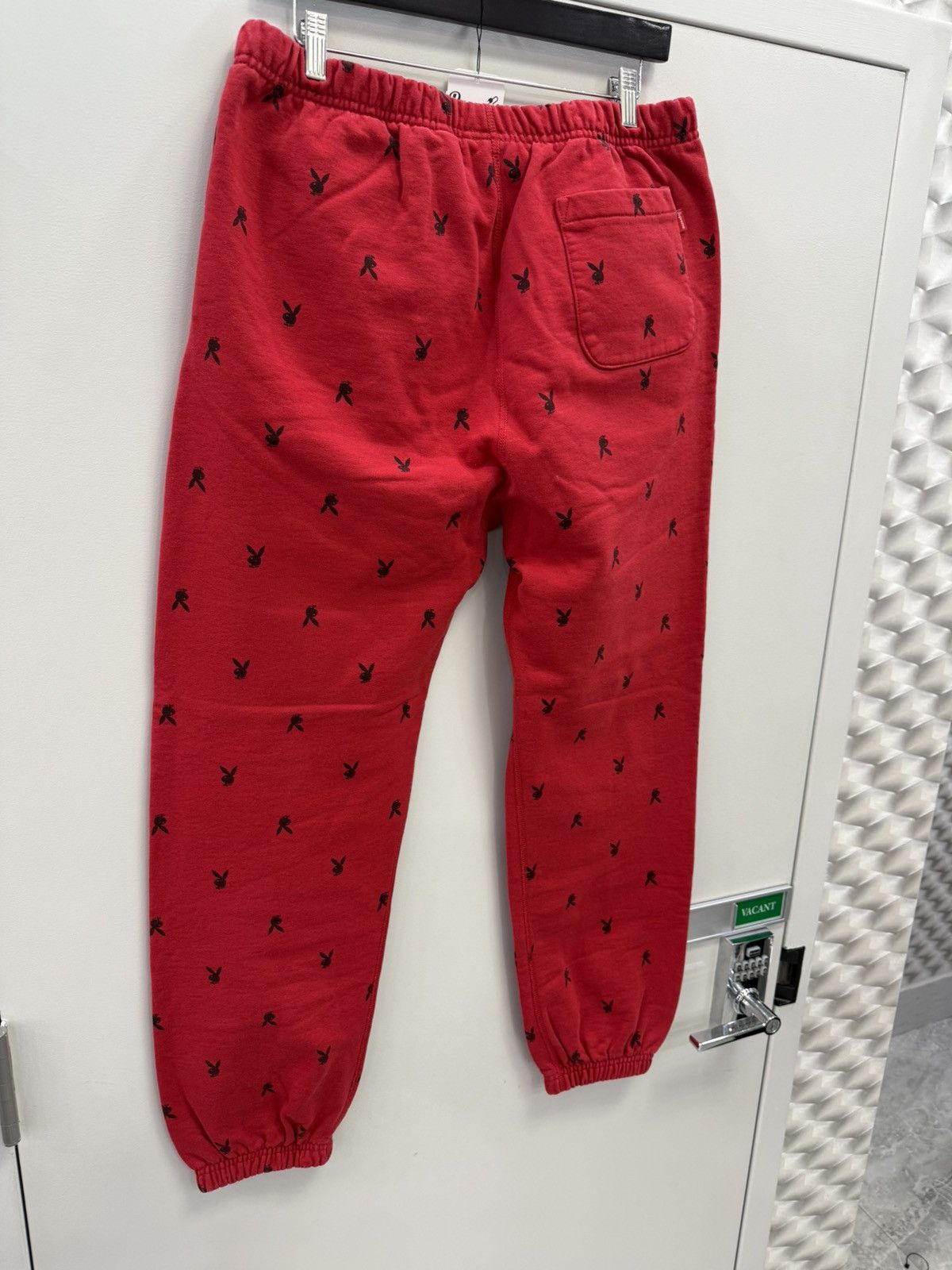 Supreme Supreme Red Playboy Sweatpants Size US 33 - 5 Thumbnail