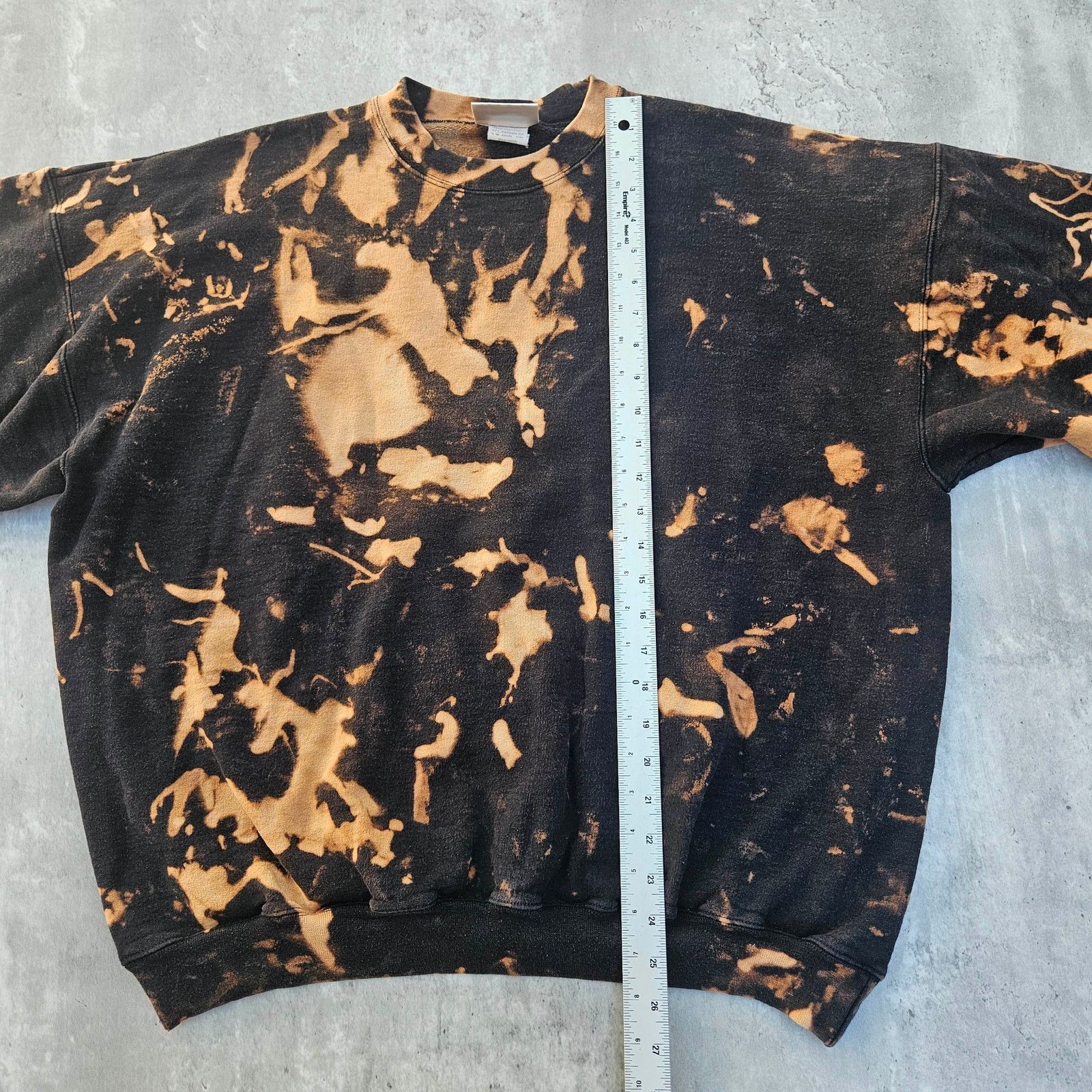 Hanes Vintage Pull over Crew Neck Bleach Pattern Y2K Size XL Size US XL / EU 56 / 4 - 6 Thumbnail