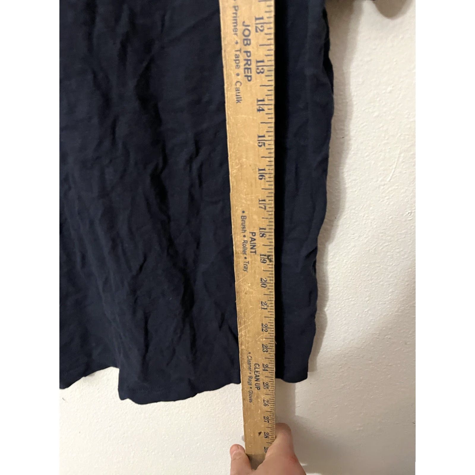 Tommy Hilfiger VINTAGE Tommy Hilfiger Womens T-Shirt XL Blue Solid Short Sleeve Crew Neck Jersey Cotton Casual Size XL / US 12-14 / IT 48-50 - 4 Thumbnail