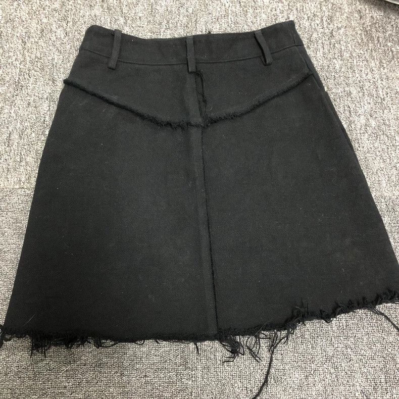 Song For The Mute Song For The Mute Chain A-line Denim Skirt Size 24" / US 00 / IT 34 - 3 Thumbnail