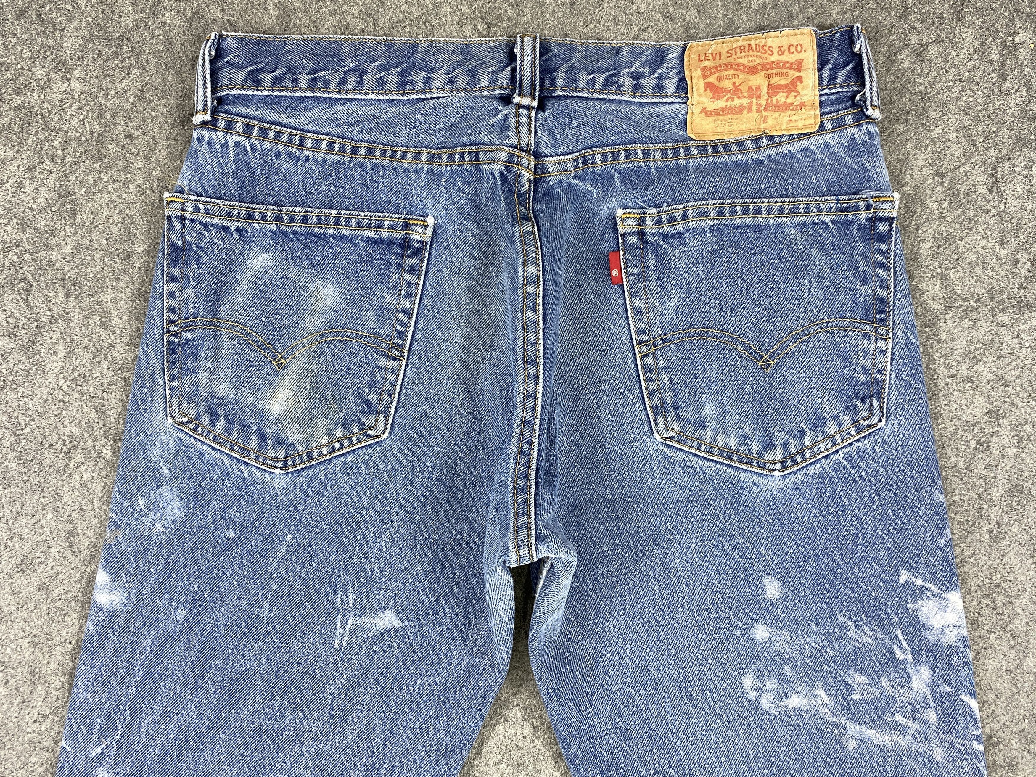 Levi's Painted Dirty Blue Vintage Levi's 505 32x30 Denim -JN1849 Size US 32 / EU 48 - 4 Thumbnail