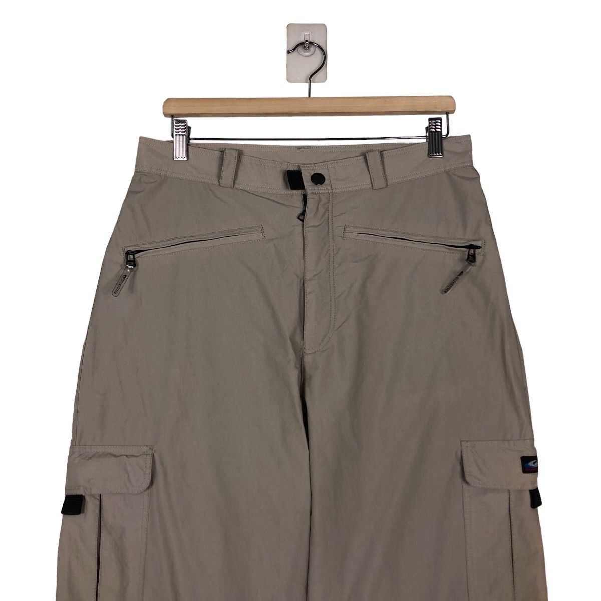 Japanese Brand Vintage Quicksilver Cargo Pants Multi Pocket Bondage Design Size US 32 / EU 48 - 3 Thumbnail