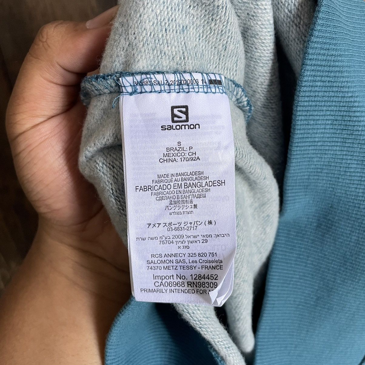 Salomon × Vintage Salomon Big Logo Hoodie Size US S / EU 44-46 / 1 - 6 Thumbnail