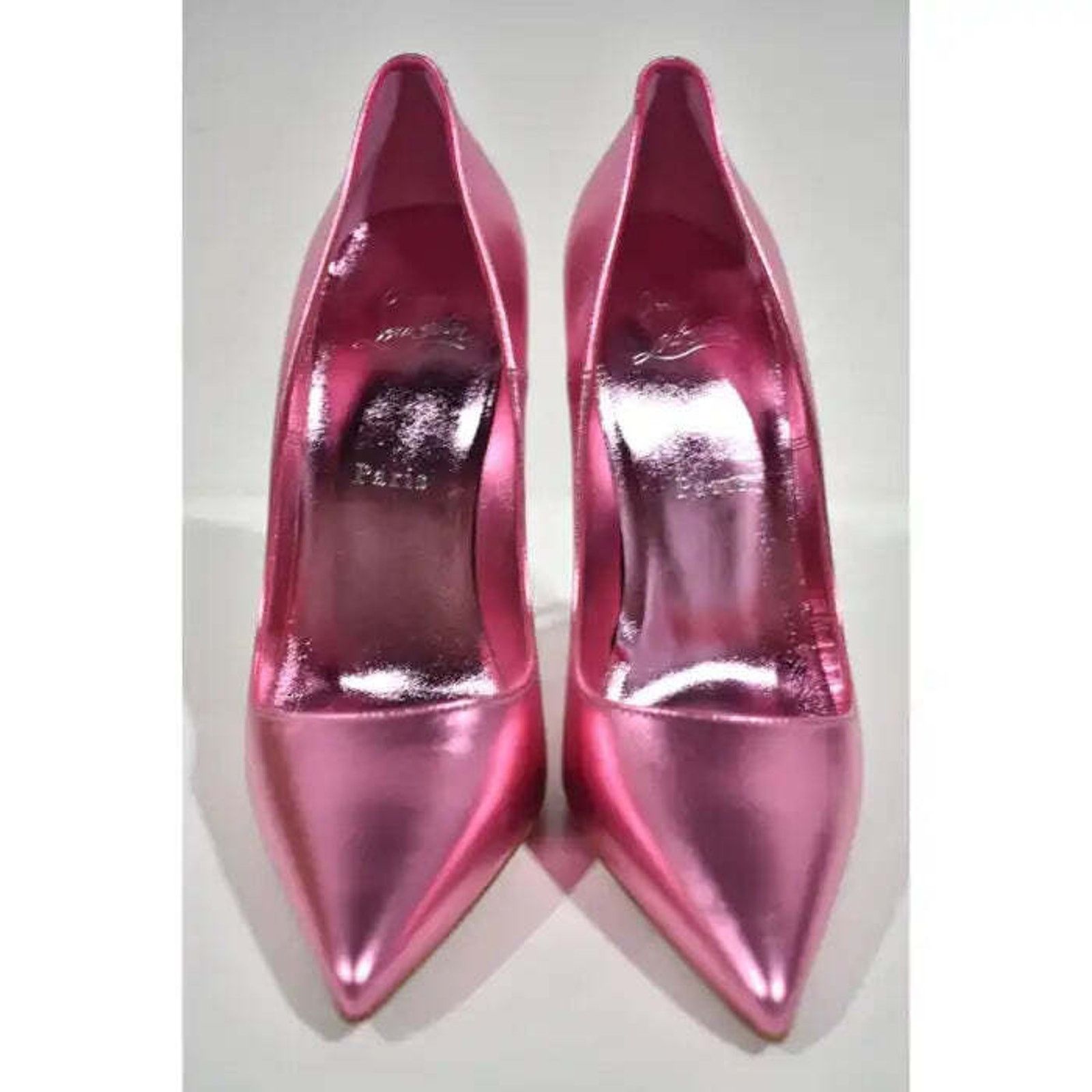 Christian Louboutin So Kate 120 Confettis Pink Leather Pointed Toe Heel Pump 39 Size US 9 / IT 39 - 6 Thumbnail