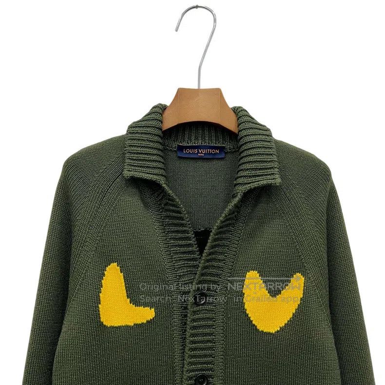 Louis Vuitton Louis Vuitton Nigo co-branded tiger-head cardigan sweater Size US L / EU 52-54 / 3 - 3 Thumbnail