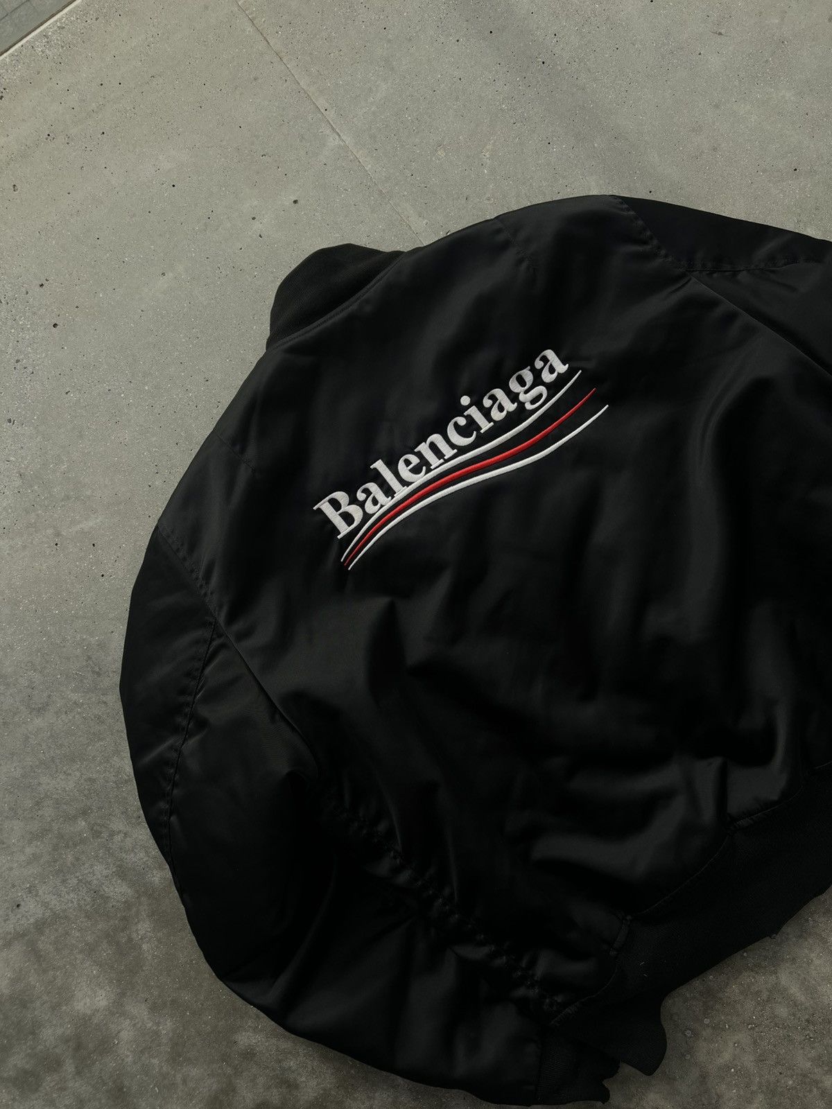 Balenciaga *RARE* Balenciaga Embroidery Bernie Logo Bomber Size US M / EU 48-50 / 2 - 2 Thumbnail