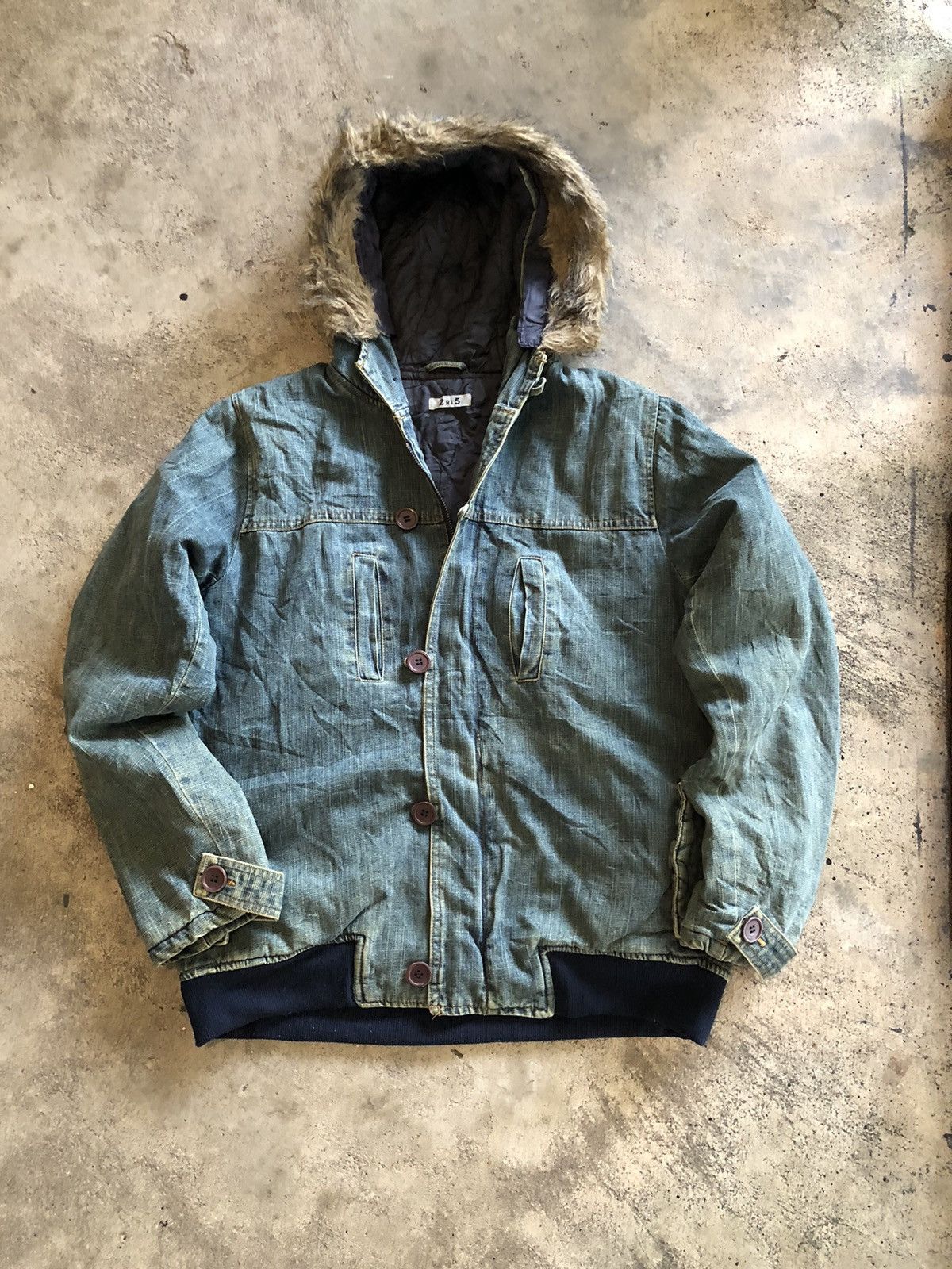Other JAPANESE 2R15 JACKET DENIM FUR HOODIE LGBSTYLE Size US L / EU 52-54 / 3 - 2 Thumbnail