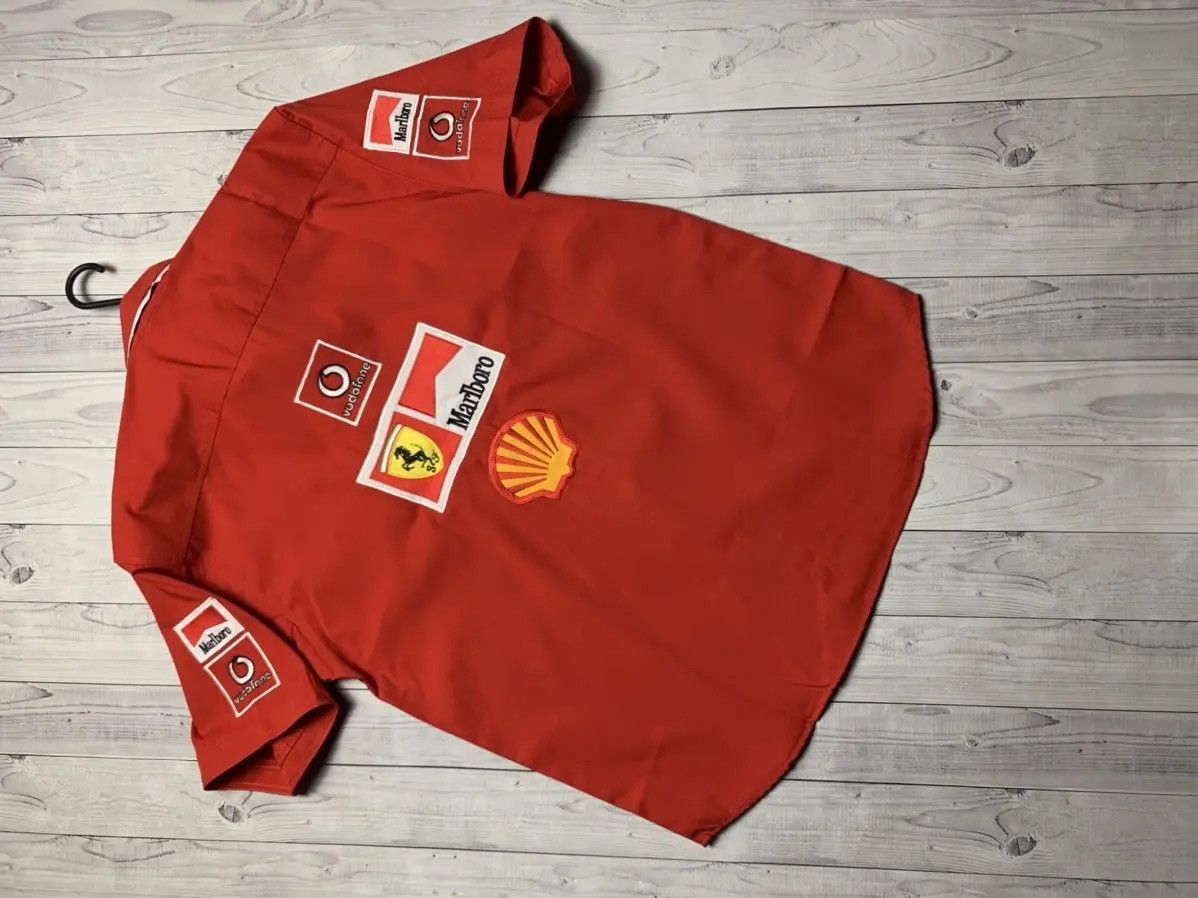 Marlboro Vintage Ferrari Shirt Marlboro Vodafone Racing big logos XL Size US XL / EU 56 / 4 - 8 Thumbnail