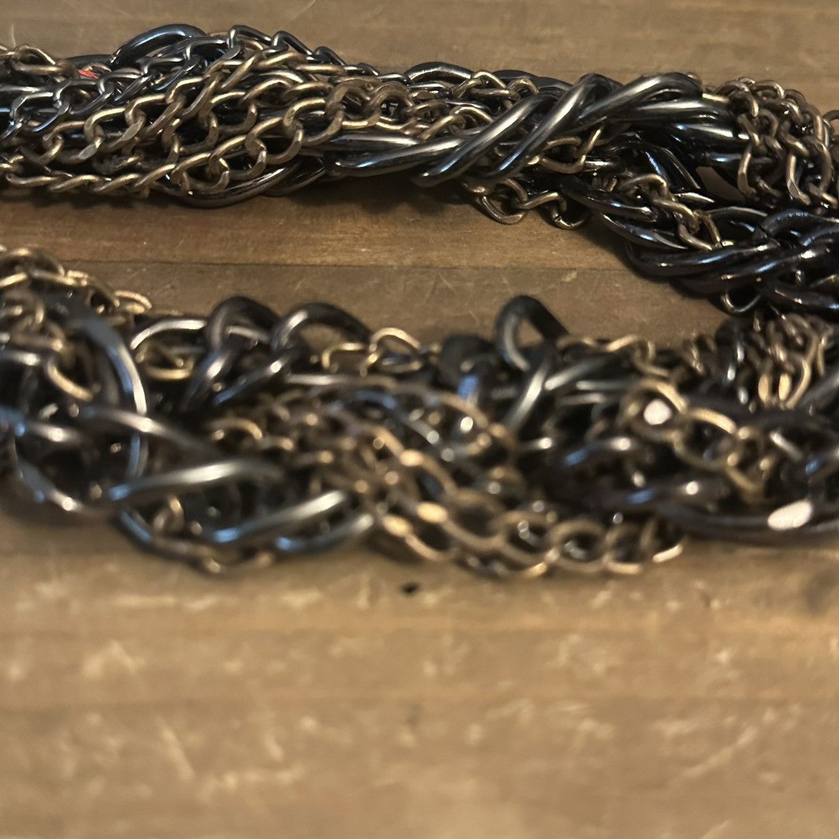 Chicos Chico’s chunky heavyweight multi chain braid necklace Size ONE SIZE - 3 Thumbnail
