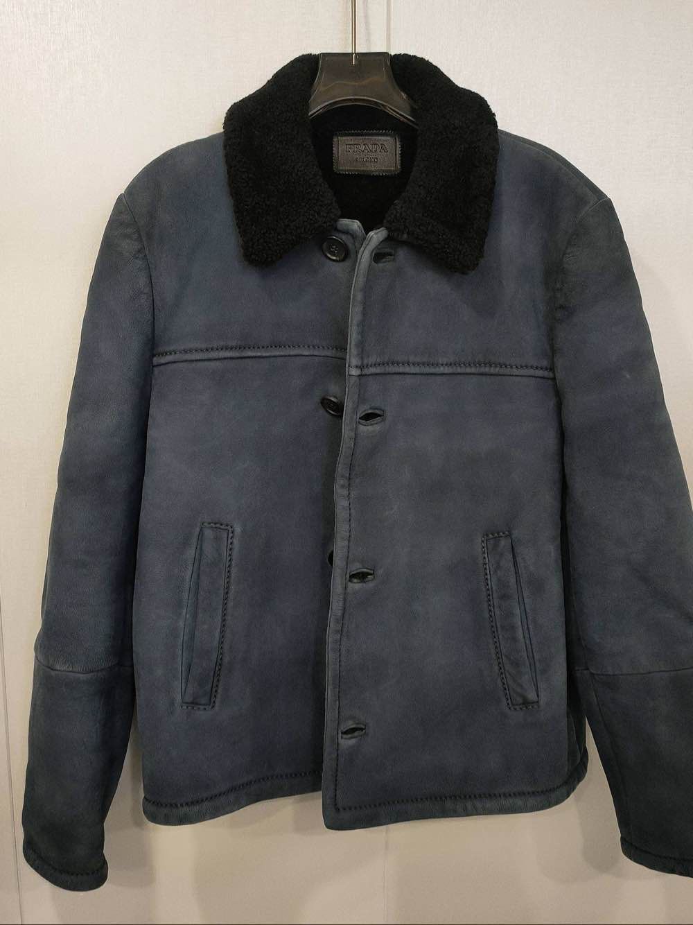 Prada Prada Shearling Leather Jacket Size M Size US M / EU 48-50 / 2 - 1 Thumbnail