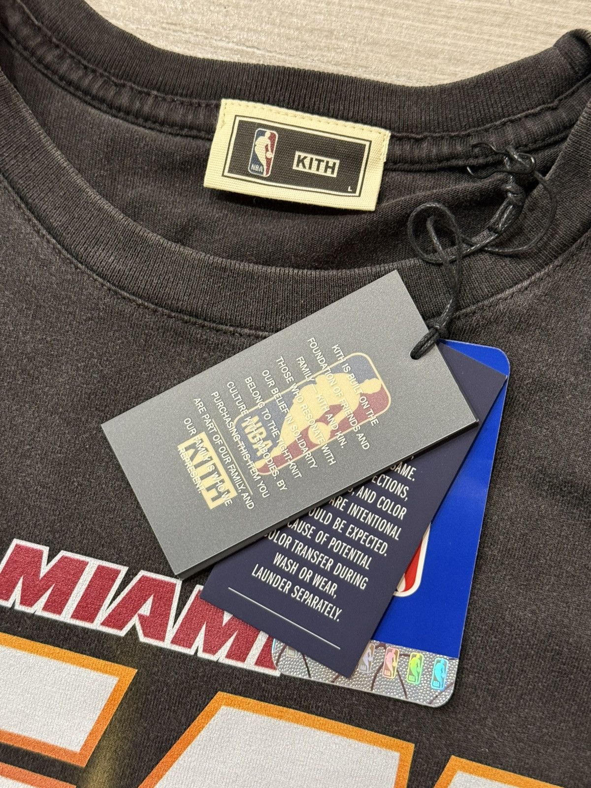 Kith × NBA KITH NBA All-Star Miami Heat Alonzo Mourning Vintage Tee L Size US L / EU 52-54 / 3 - 5 Thumbnail