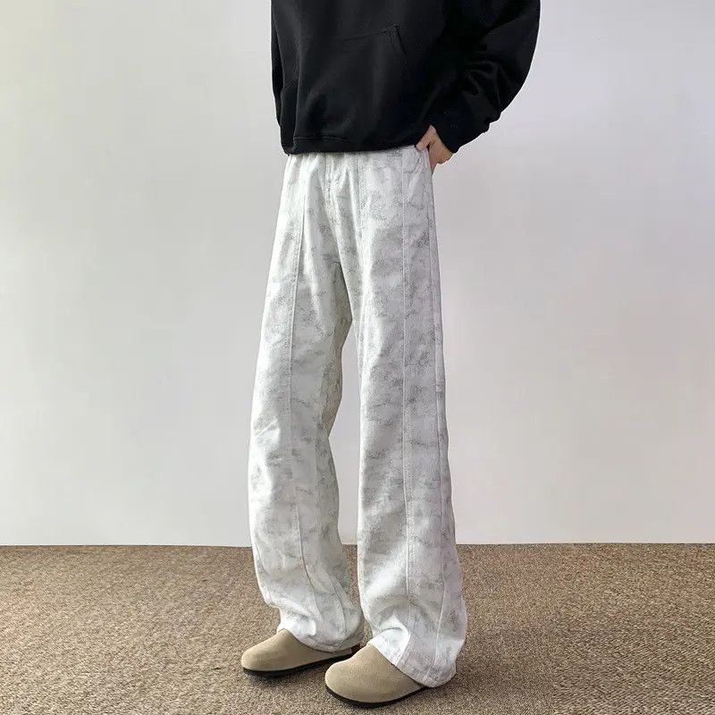 Japanese Brand Retro loose slightly flared wide leg jeans Size US 32 / EU 48 - 5 Thumbnail