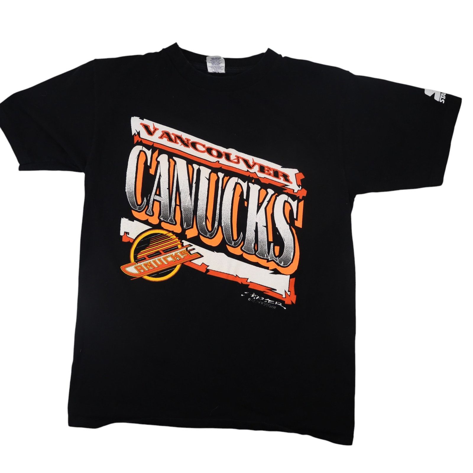 Vintage 90s Starter Vancouver Canucks Hockey Graphic T Shirt