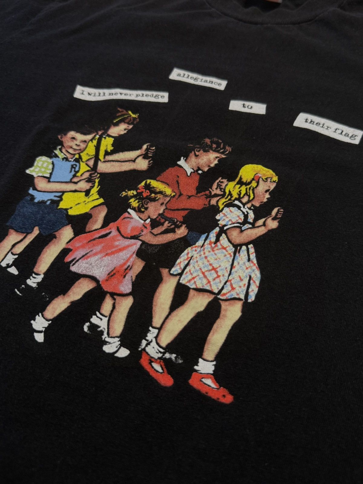 Supreme Supreme We Will Never Pledge Allegiance To Their Flag Tee 