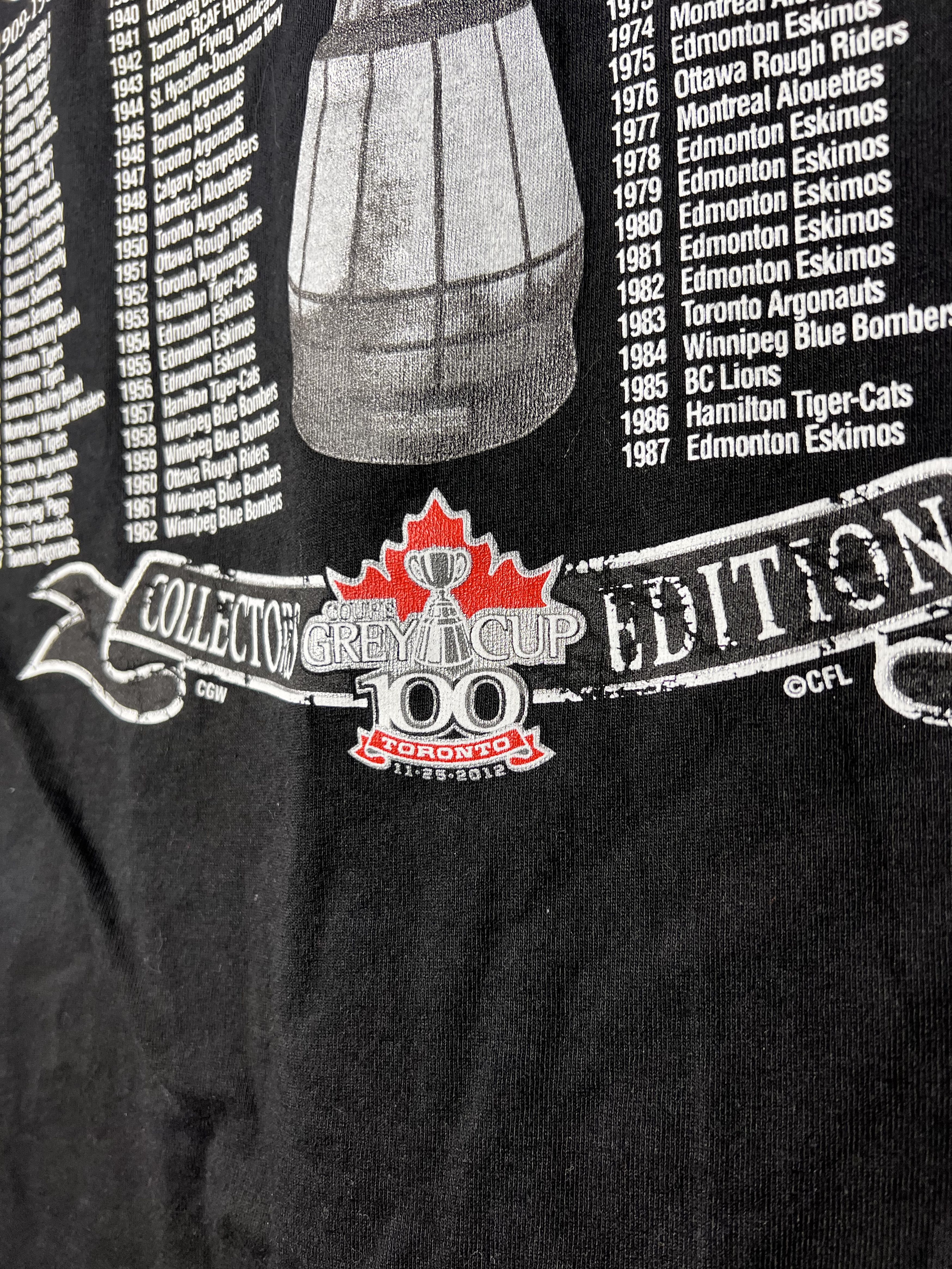 NHL Vintage NHL Grey Cup Tee Size US XL / EU 56 / 4 - 4 Thumbnail