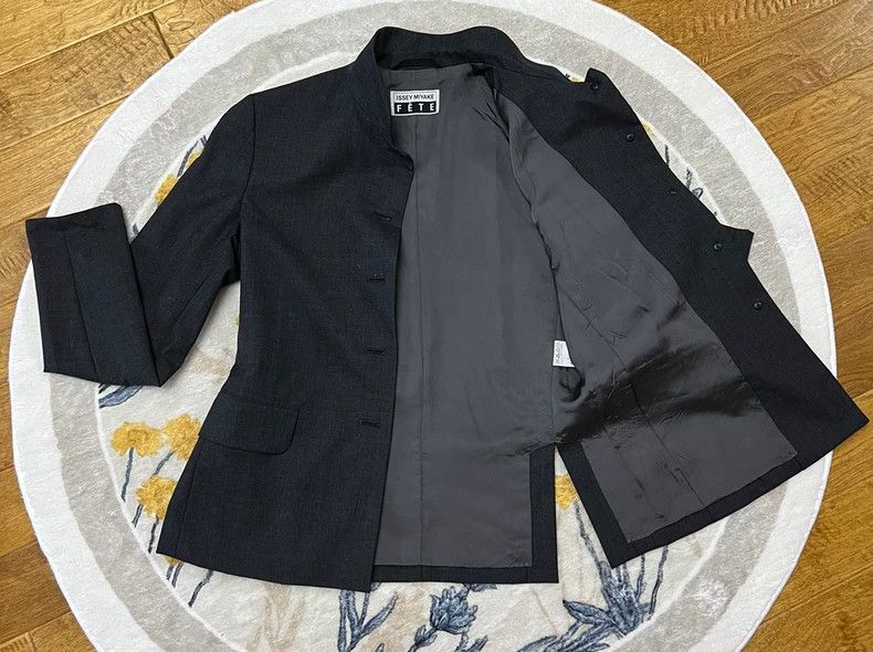 Issey Miyake Issey Miyake Stand-up collar coat Size US M / EU 48-50 / 2 - 8 Thumbnail