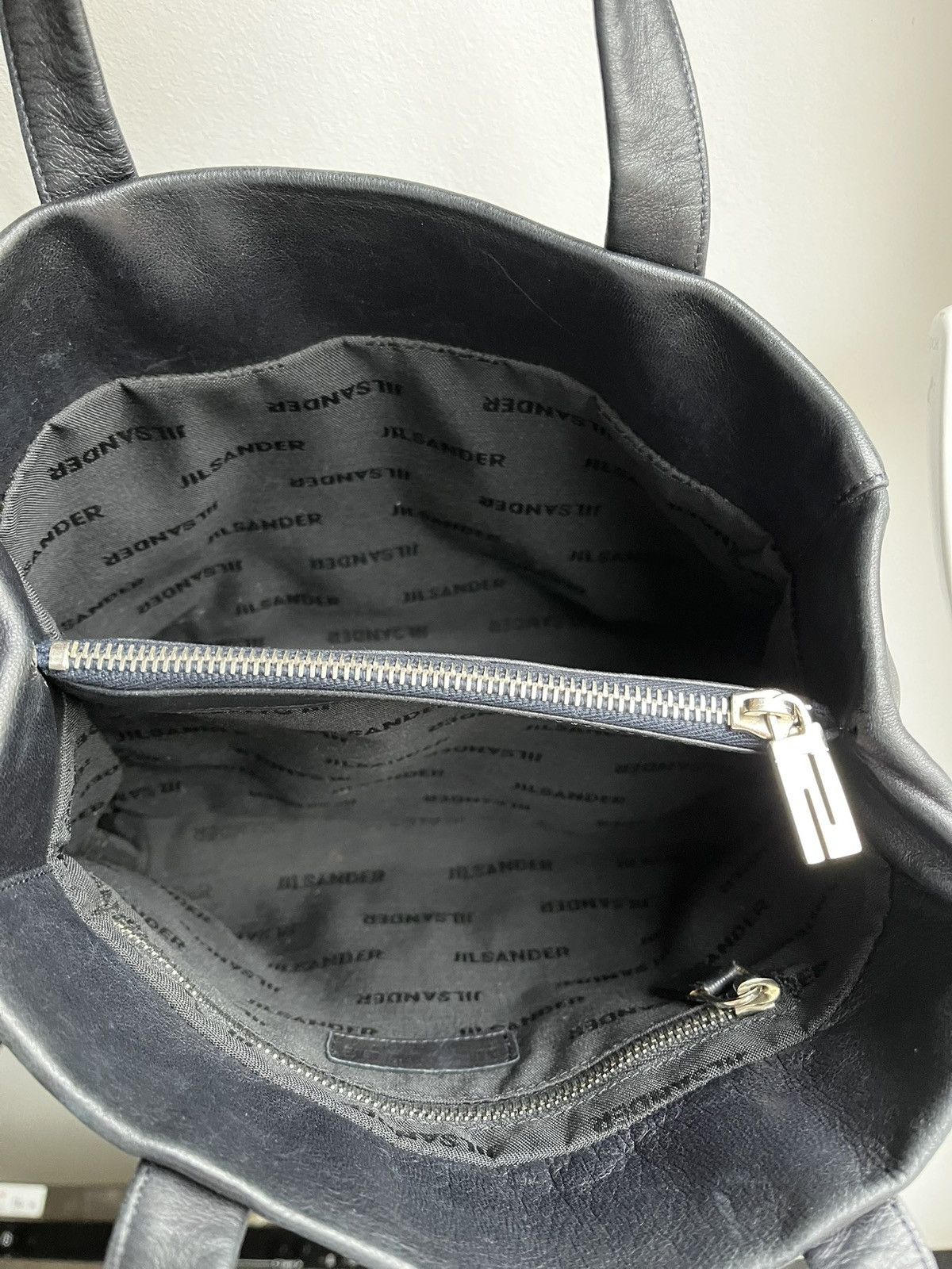 Jil Sander 2008 Jil Sander Black Leather Handbag / Mini Tote Size ONE SIZE - 5 Thumbnail