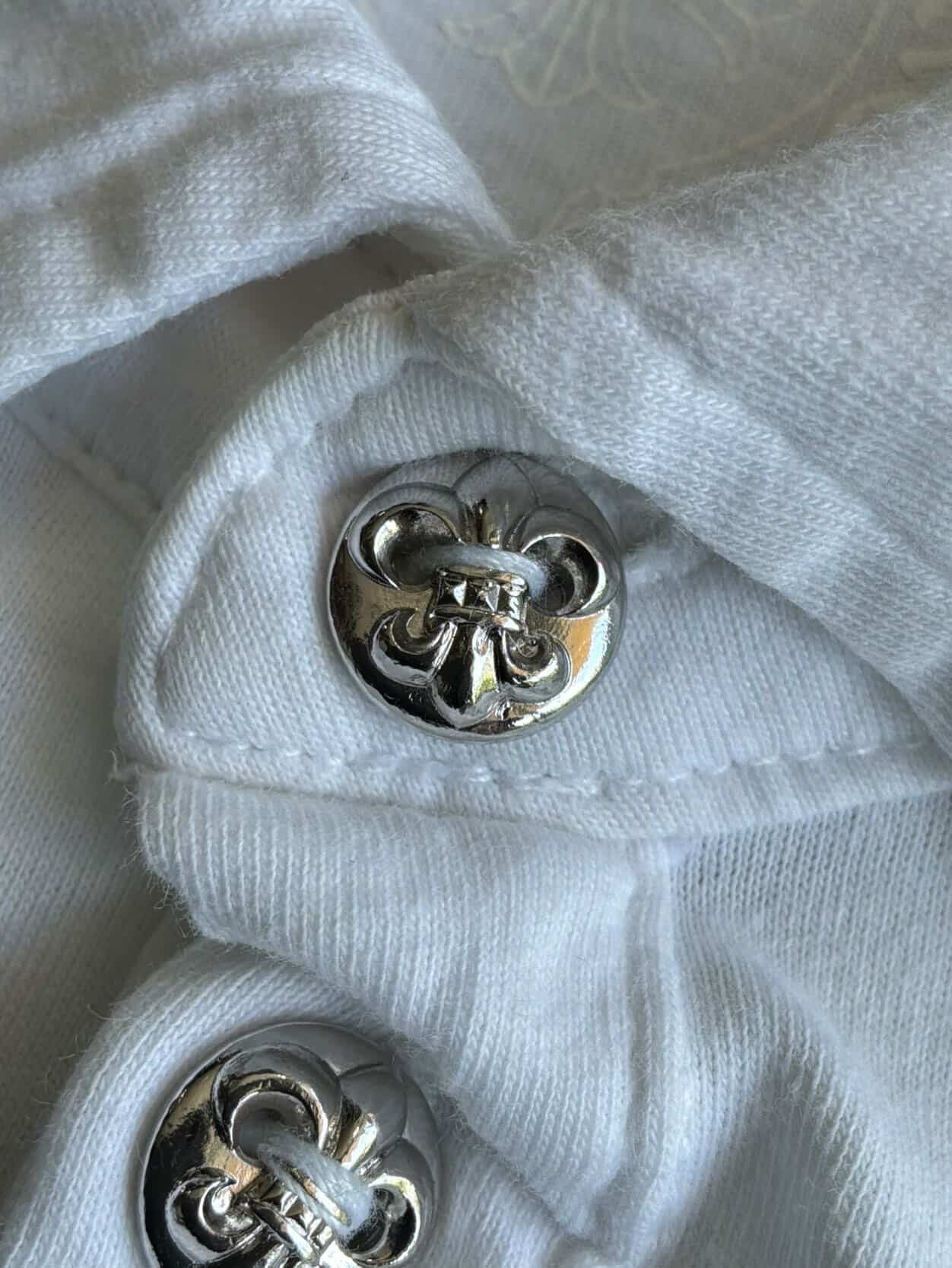 Chrome Hearts 2000s Chrome Hearts - Tonal Cross Polo Shirt Size US M / EU 48-50 / 2 - 7 Thumbnail