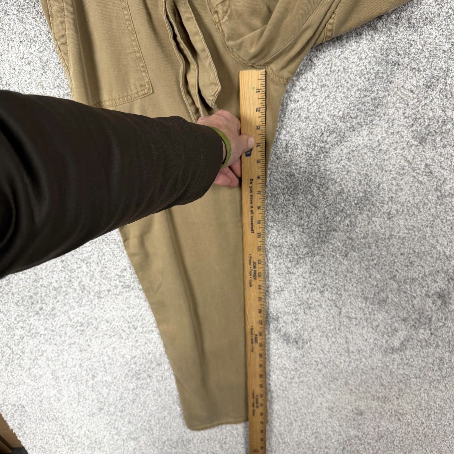 Vintage Sonoma Goods For Life Capri Pants 14 Capri Women Brown Twill with Belted Pockets Regular Inseam 27in Casual Summer Size 36" / US 14 / IT 50 - 4 Thumbnail