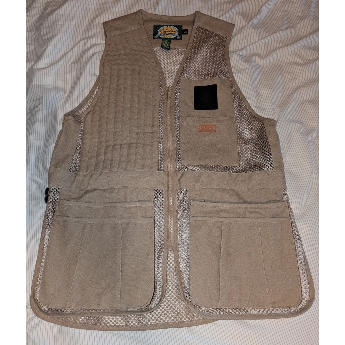 Cabelas Cabela's Women's Hunting Shooting Canvas Mesh Vest Large Size L / US 10 / IT 46 - 1 Thumbnail