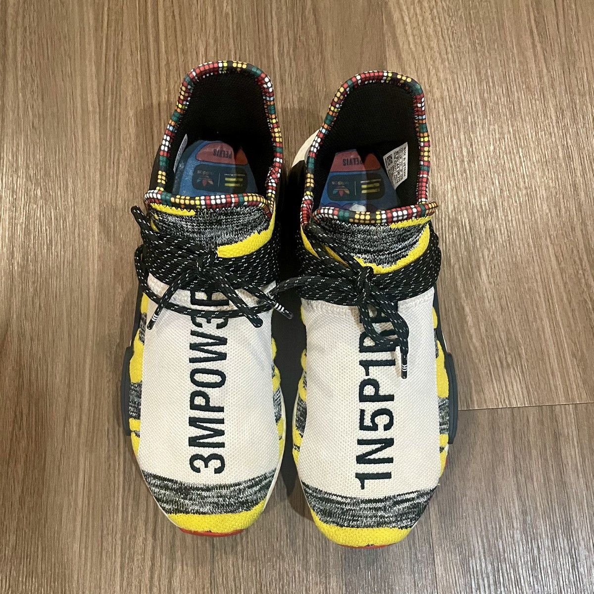 Adidas × Pharrell adidas NMD Hu Pharrell Solar Pack Red Size US 10 / EU 43 - 3 Thumbnail