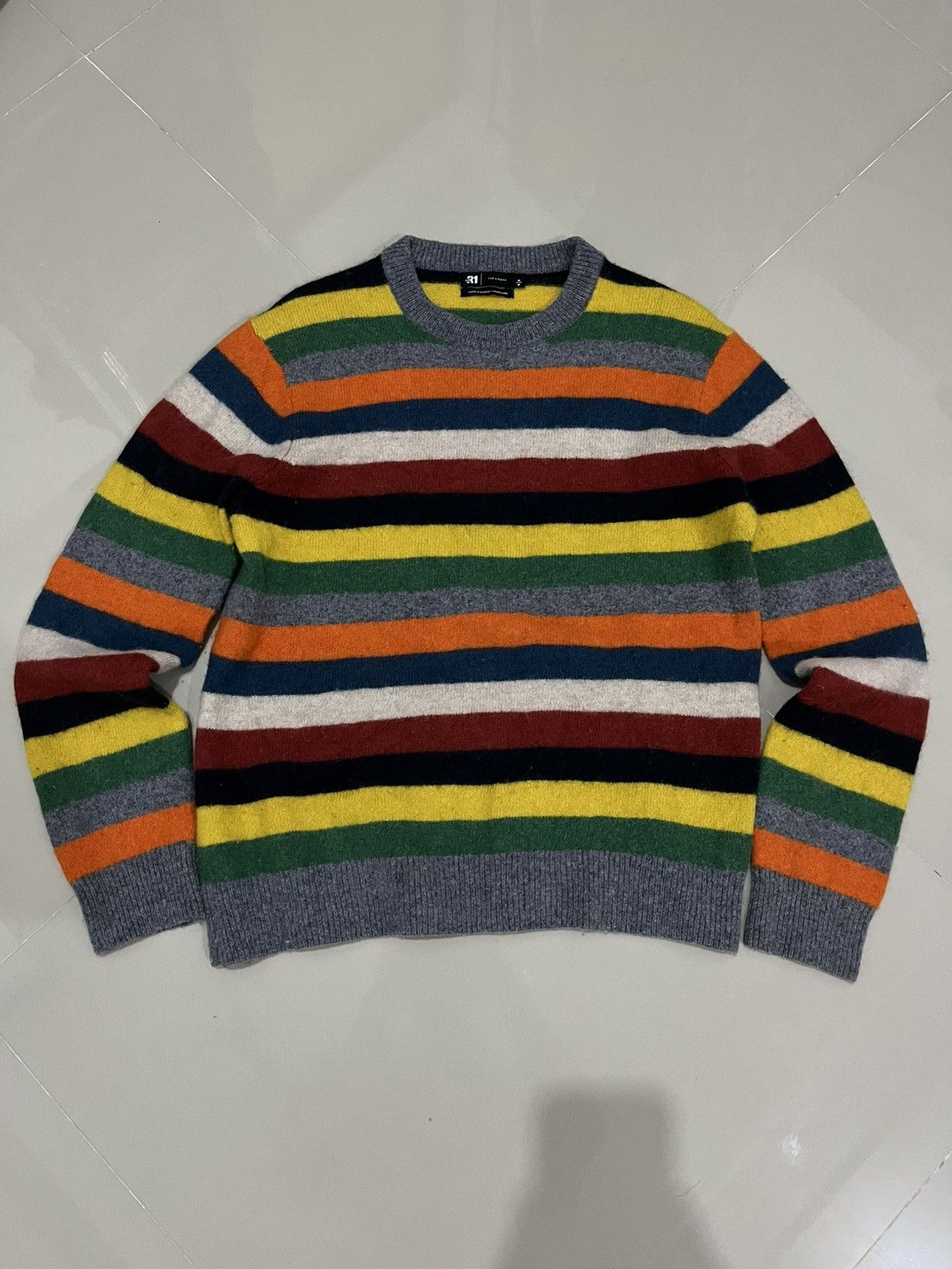 Le 31 LE 31 Par simons Striped wool knit sweater Size S / US 4 / IT 40 - 2 Thumbnail
