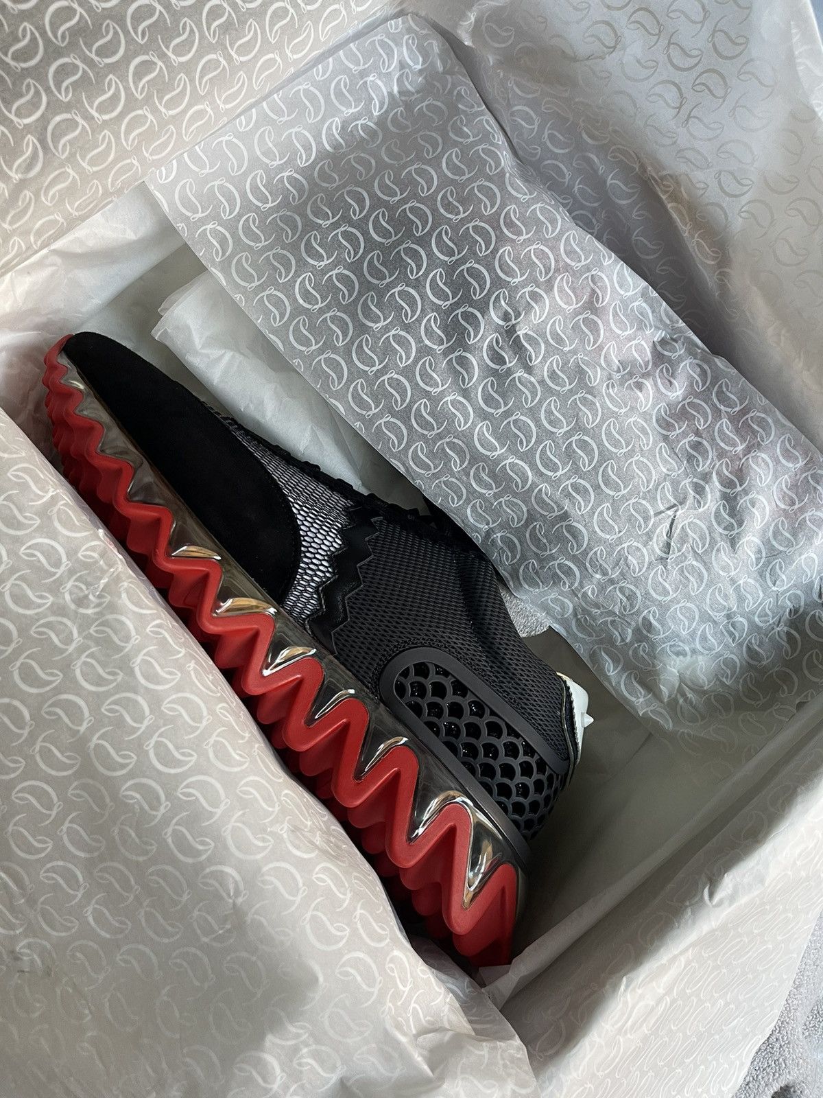 Christian Louboutin LOUBISHARK FLAT Size US 10.5 / EU 43-44 - 10 Thumbnail