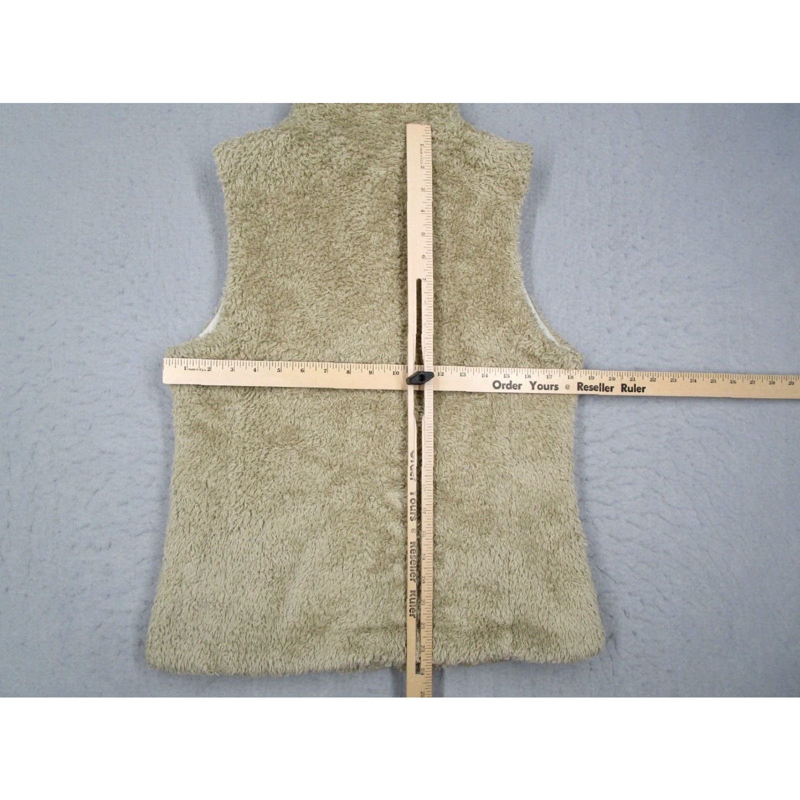 Patagonia PATAGONIA Vest Women Large Beige Los Gatos Fleece Full Zip Khaki Hike Camp Workwear Casual Travel Size L / US 10 / IT 46 - 6 Thumbnail