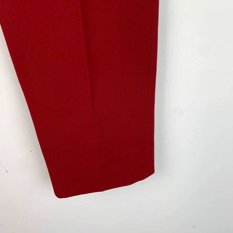 Gucci Gucci Red mulberry silk casual suit trousers 2502-Nextarro Size 36R - 5 Thumbnail
