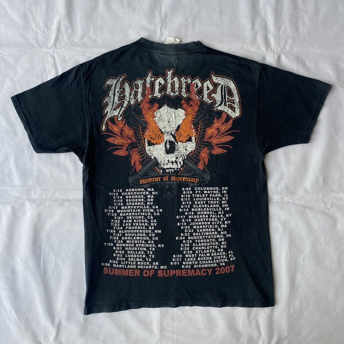 Band Tees × Vintage Vintage Hatebreed Summer of Supremacy 2007 Tees Size US M / EU 48-50 / 2 - 12 Thumbnail