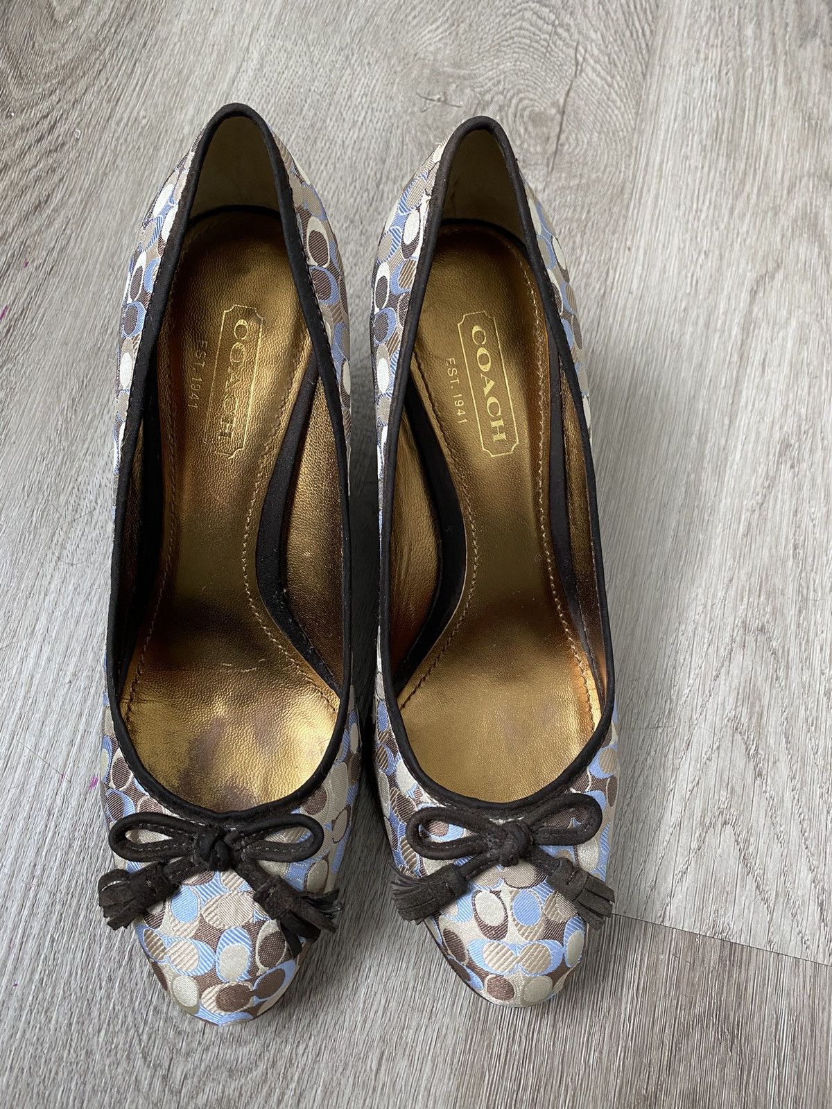 Coach Coach Irene mini C wedges. Size US 8 / IT 38 - 1 Thumbnail