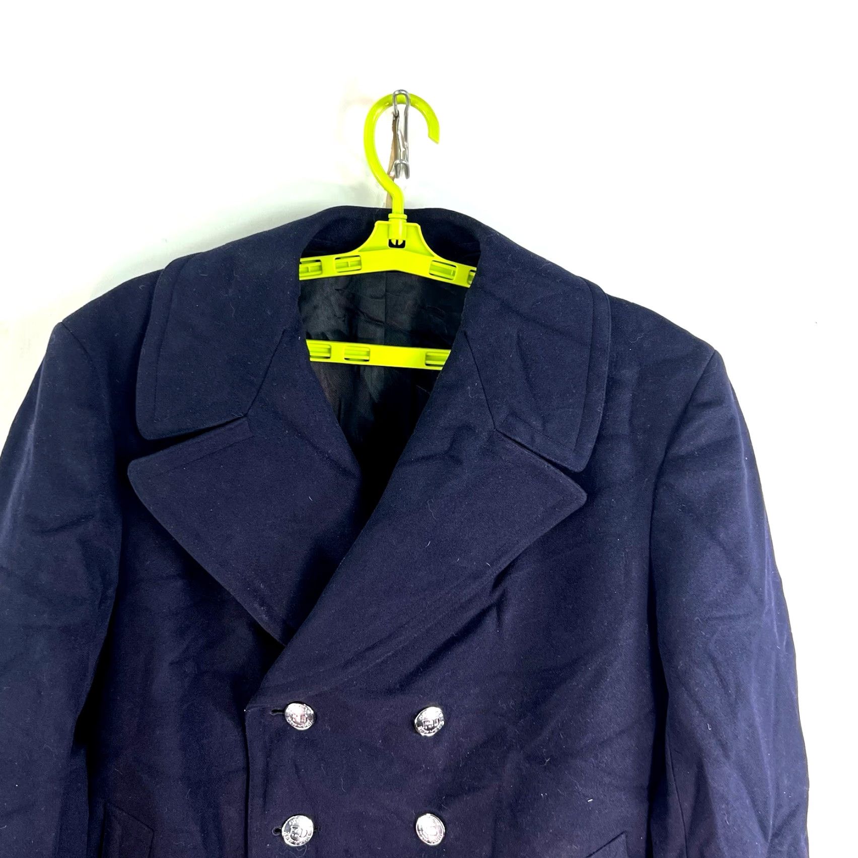 Vintage VINTAGE Merson NYFD Wool Jacket Chore Shirt 1980s Blue 44 Mens Regular Size M 1980s Chore Jacket Mens Blue 44 Size US S / EU 44-46 / 1 - 2 Thumbnail