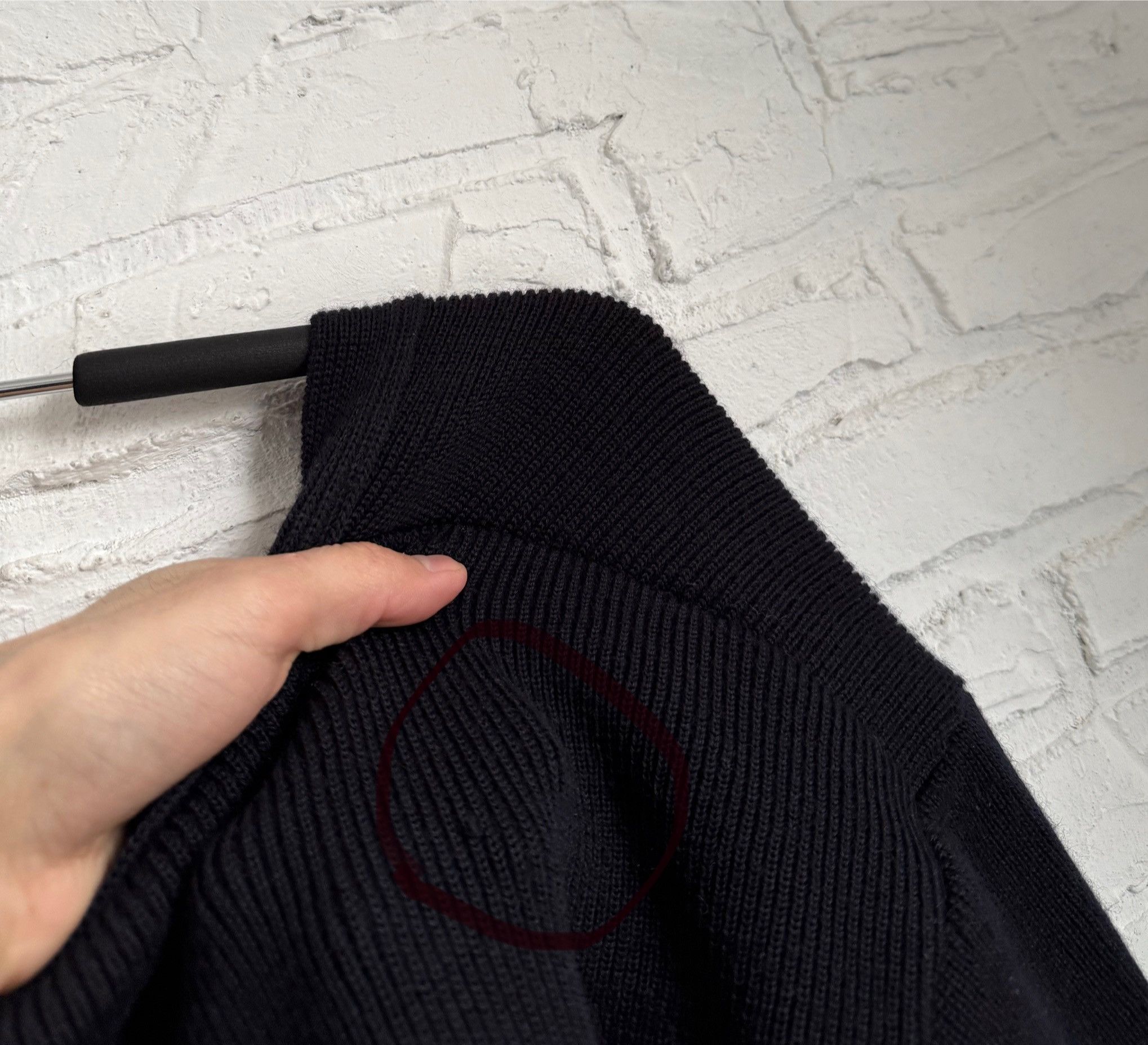 Saint James Saint James Wool Navy Heavy Knit Cardigan made in France Size US XL / EU 56 / 4 - 7 Thumbnail