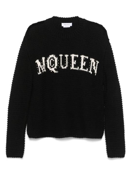 Alexander McQueen ALEXANDER MCQUEEN Men Sweater 829319 Q1BDL1080 Black Size US L / EU 52-54 / 3 - 1 Thumbnail