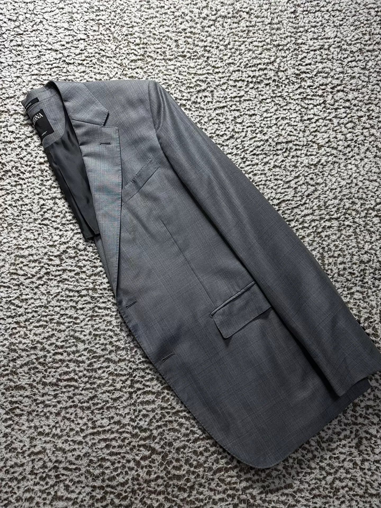 Ermenegildo Zegna Zegna Trofeo Big Logo Suit Jacket 54 Size US L / EU 52-54 / 3 - 5 Thumbnail