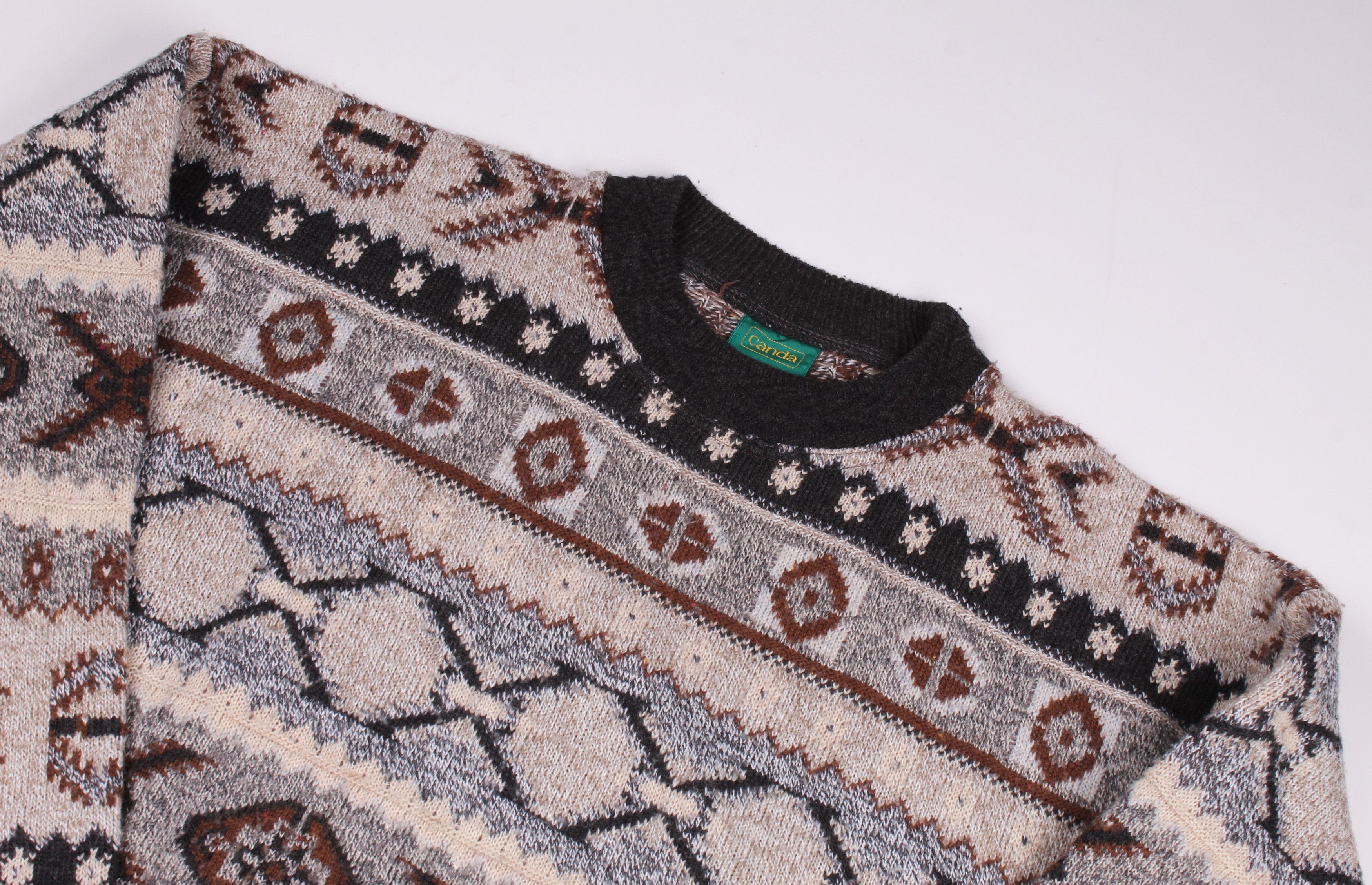 Vintage Vintage Canda 90's Knitted Wool Blend Sweater Jumper Size US XL / EU 56 / 4 - 2 Thumbnail