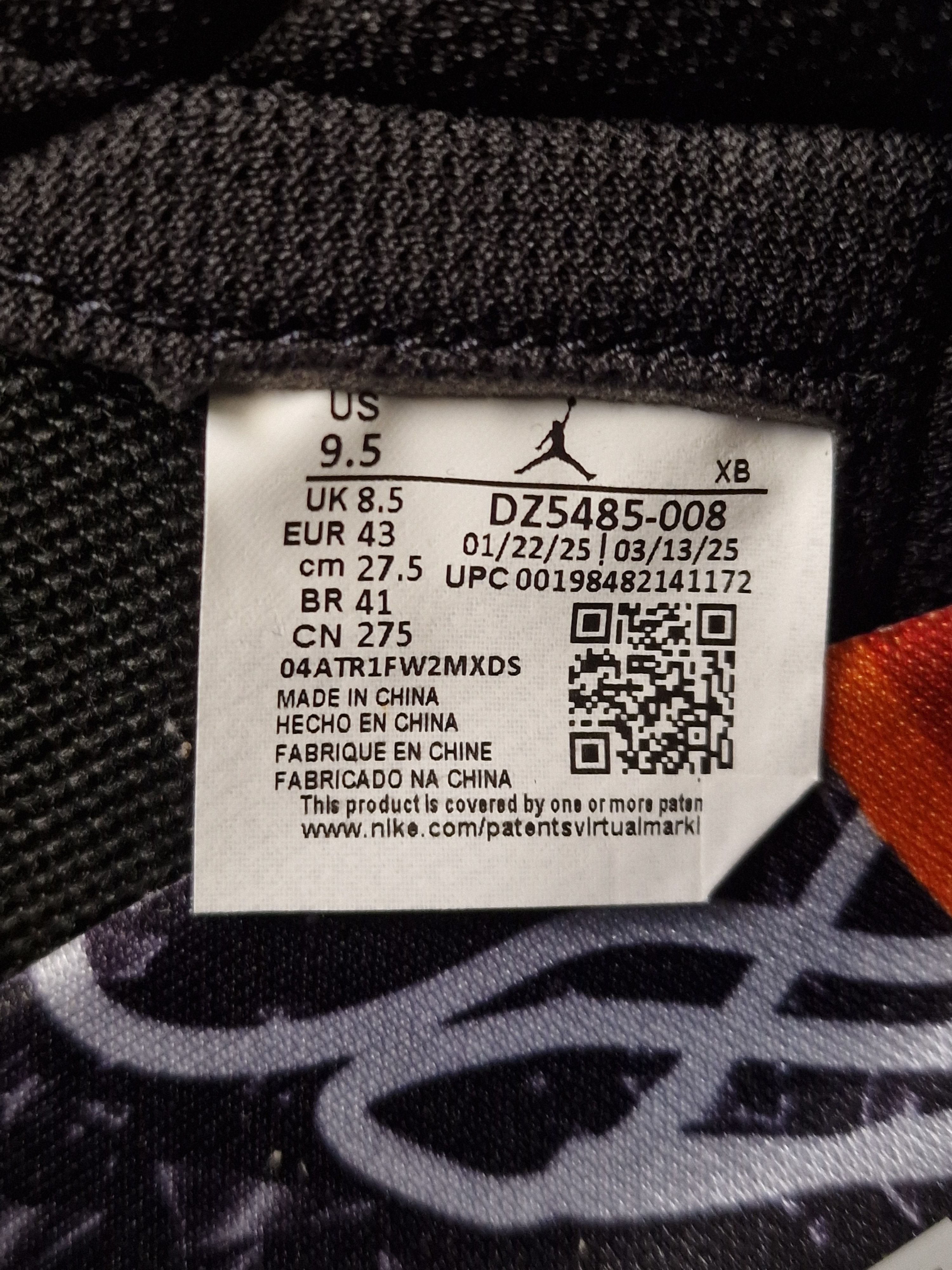 Jordan Brand Air Jordan 1 High OG Shattered Backboard 2025 Size US 9.5 / EU 42-43 - 3 Thumbnail