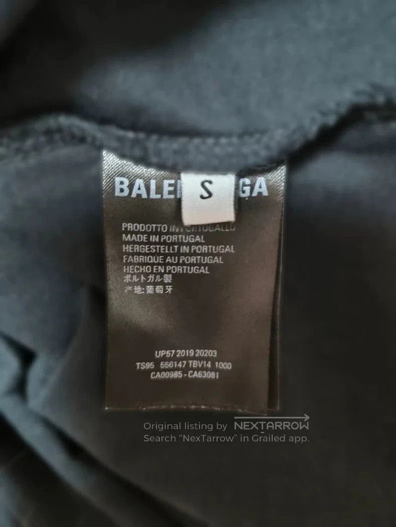 Balenciaga Balenciaga Black Embroidered Coke Tee. Size US S / EU 44-46 / 1 - 5 Thumbnail