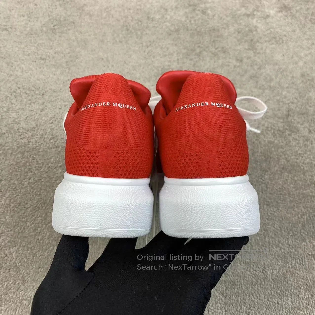 Alexander McQueen Alexander Mcqueen Red and white platform white shoes| Size US 7 / IT 37 - 6 Thumbnail
