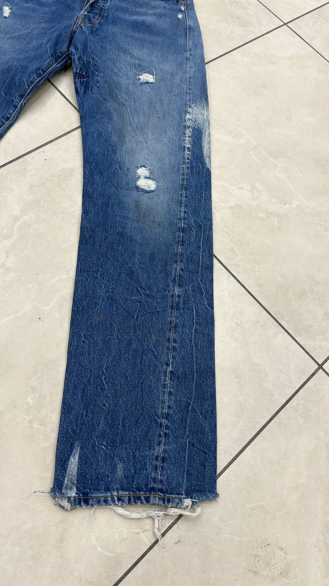 Levi's Vintage Clothing LVC Levi's Vintage Clothing SAMPLE 1947 501XX Selvedge Jeans Size US 32 / EU 48 - 12 Thumbnail