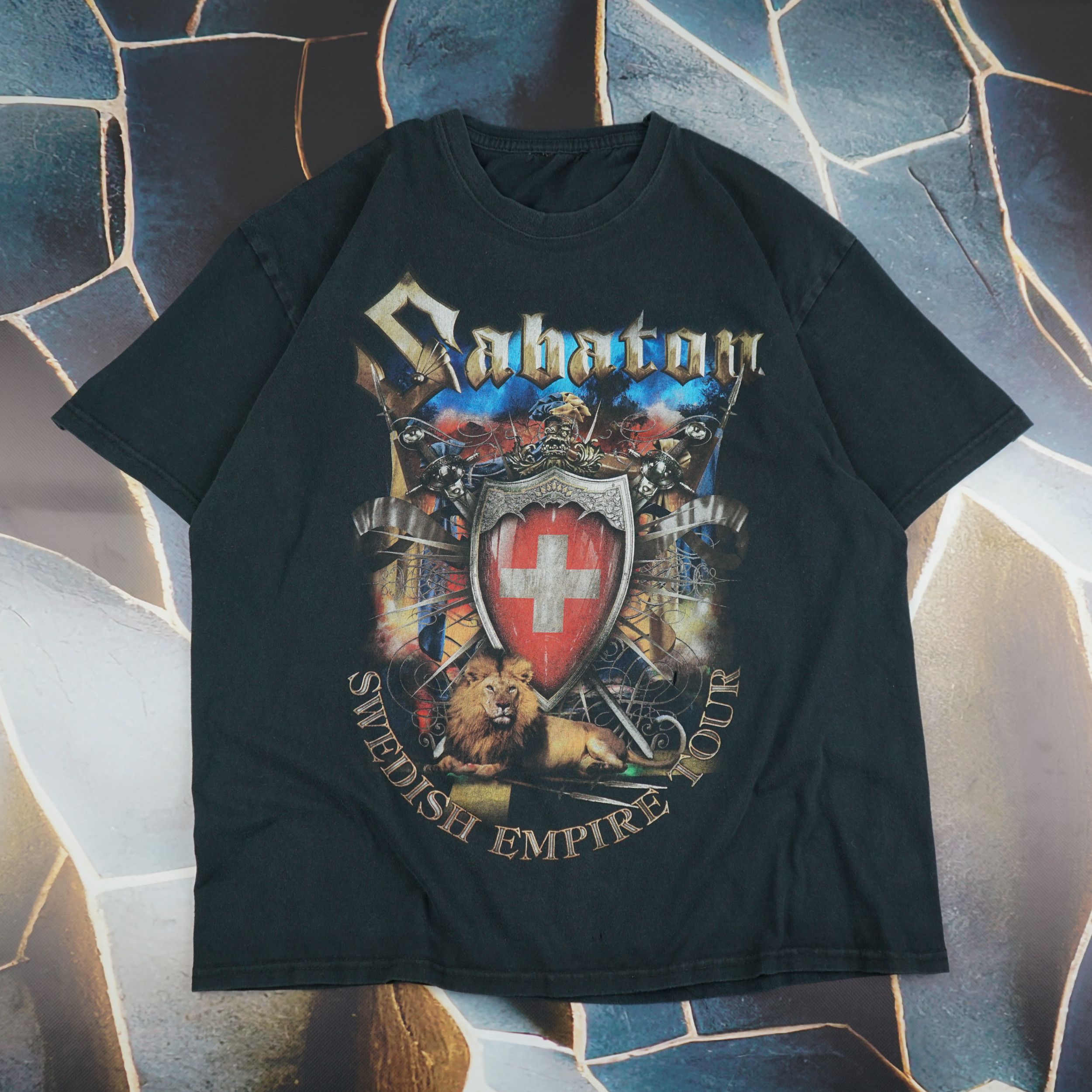 Band Tees × Vintage Vintage 2012 Sabaton Tour T-Shirt Size US L / EU 52-54 / 3 - 1 Thumbnail