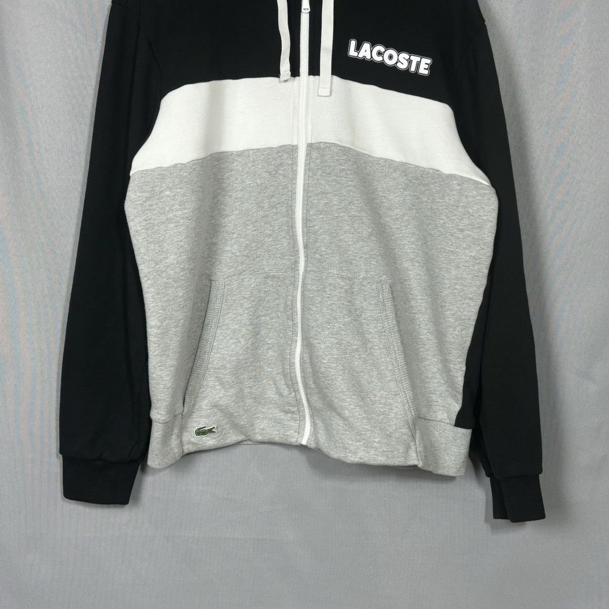 Lacoste Lacoste zip hoodie xl streetwear Size US XL / EU 56 / 4 - 2 Thumbnail