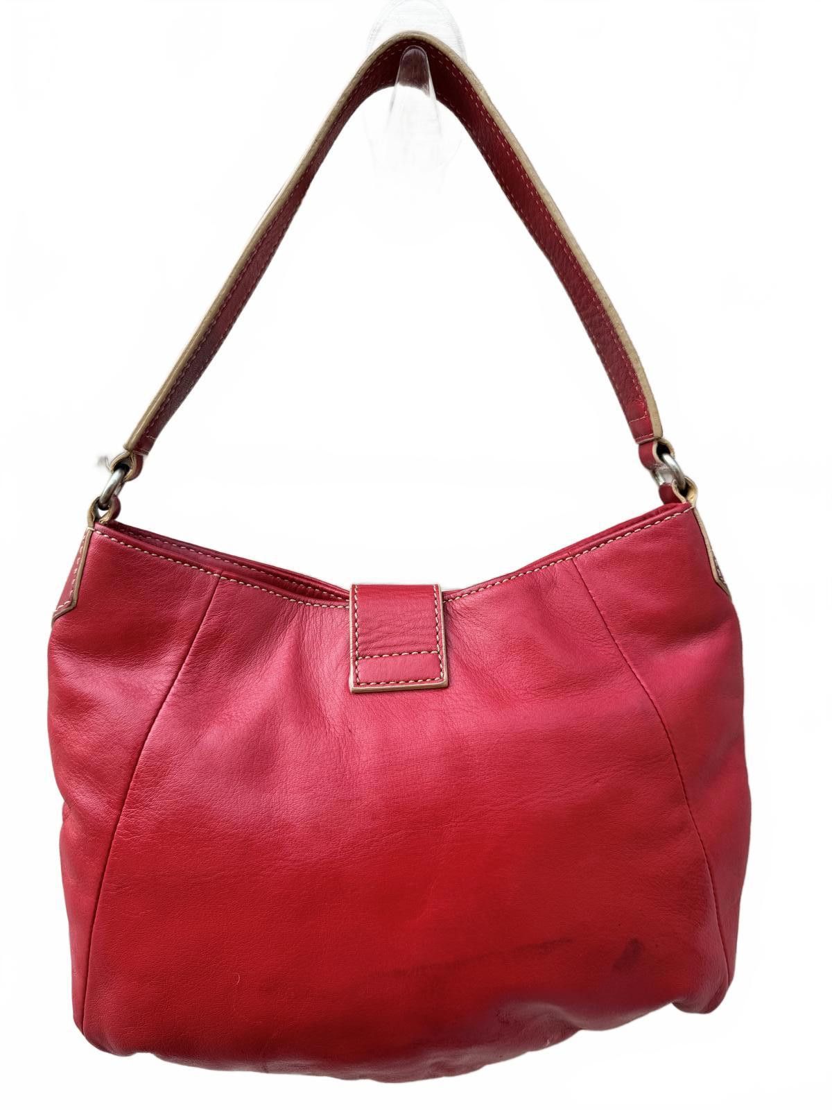 Designer Via Spiga Red Leather Shoulder Bag Size ONE SIZE - 3 Thumbnail