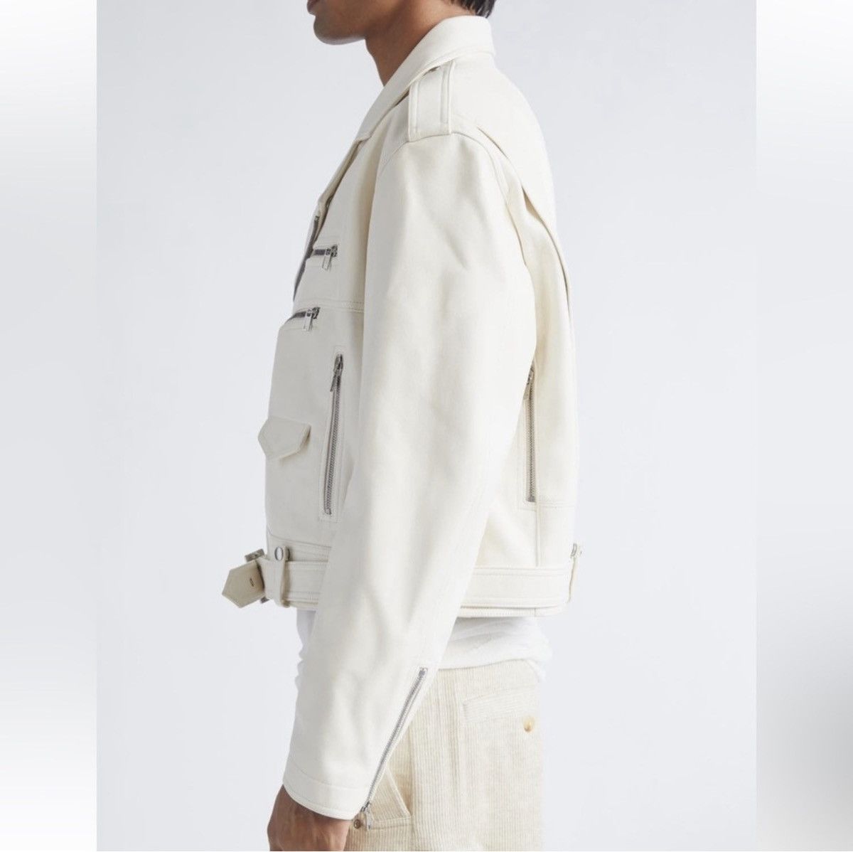 Rick Owens Rick Owens Concordians cropped Bauhaus stooges Albino Jacket Size US L / EU 52-54 / 3 - 4 Thumbnail