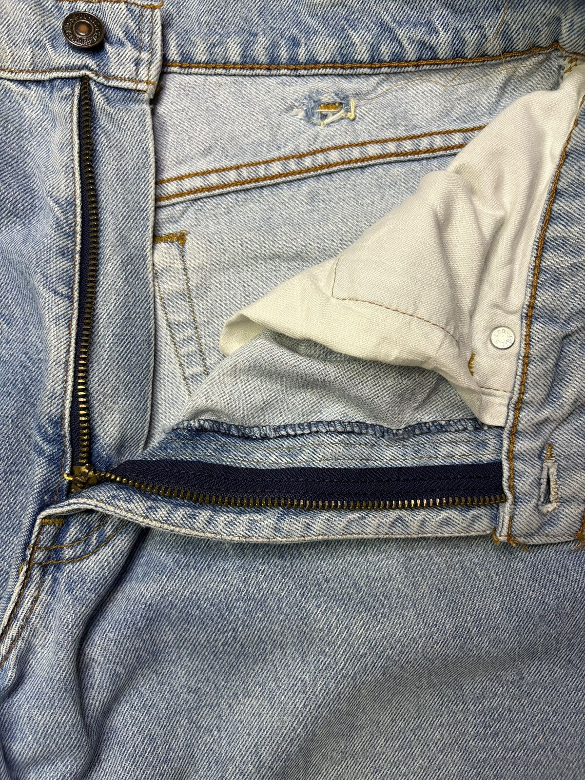 Levi's Vintage 90s Levis 616 Blue Wash Jeans Size US 32 / EU 48 - 9 Thumbnail
